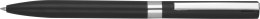 Długopis aluminiowy żelowy HUELVA kolor czarny