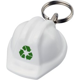 Kolt brelok do kluczy z materiałów z recyklingu w kształcie kasku biały (21018992)