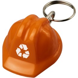 Kolt brelok do kluczy z materiałów z recyklingu w kształcie kasku pomarańczowy (21018931)