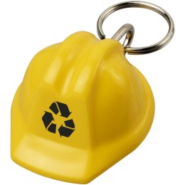 Kolt brelok do kluczy z materiałów z recyklingu w kształcie kasku żółty (21018911)