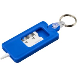 Kym brelok do kluczy z materiałów z recyklingu w kształcie narzędzia do pomiaru bieżnika opon niebieski (21019052)