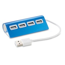 Hub USB niebieski (MO8853-04)
