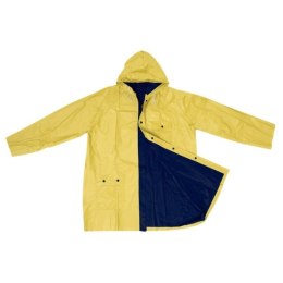 Płaszcz przeciwdeszczowy dwustronny NANTERRE kolor żółto-granatowy