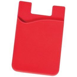 Etui na kartę do smartfona BORDEAUX kolor czerwony