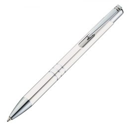 Zestaw piśmienny długopis i ołówek automatyczny CLAREMONT kolor biały