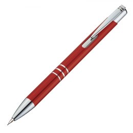 Zestaw piśmienny długopis i ołówek automatyczny CLAREMONT kolor czerwony