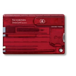 SwissCard Quattro Victorinox kolor czerwony
