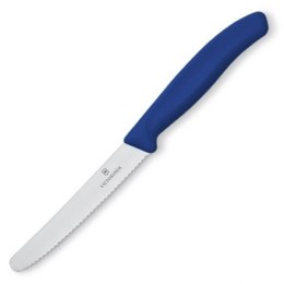 Nóż z ząbkowanym ostrzem SwissClassic kolor niebieski
