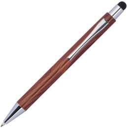 Długopis drewniany touch pen BILZEN kolor brązowy