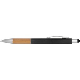 Długopis plastikowy touch pen TRIPOLI kolor czarny