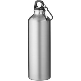 Aluminiowa butelka na wodę Oregon z karabińczykiem o pojemności 770 ml srebrny (10029701)