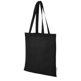Orissa torba na zakupy z bawełny organicznej z certyfikatem GOTS o gramaturze 100 g/m² czarny (12049190)