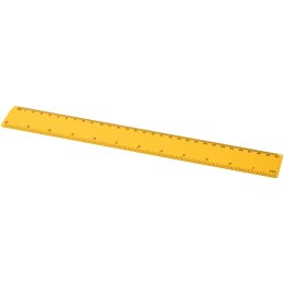 Linijka Renzo o długości 30 cm wykonana z tworzywa sztucznego żółty (21053506)