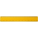 Linijka Renzo o długości 30 cm wykonana z tworzywa sztucznego żółty (21053506)