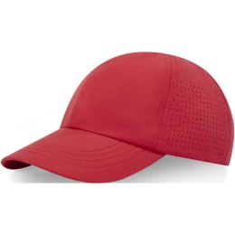 Mica 6 panelowa czapka GRS z recyklingu o młodzieżowym kroju czerwony (37516210)