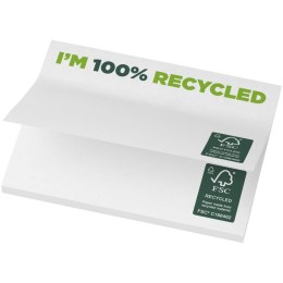 Karteczki samoprzylepne z recyklingu o wymiarach 100 x 75 mm Sticky-Mate® biały (21287012)