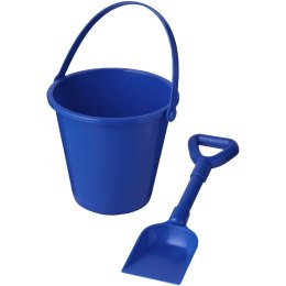 Wiaderko z łopatką Tides z plastiku z recyklingu niebieski (21024152)