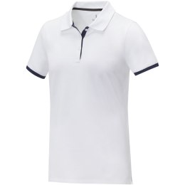 Damska koszulka polo duotone Morgan z krótkim rękawem biały (38111015)