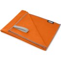 Niezwykle lekki i szybkoschnący ręcznik Pieter z plastiku PET z recyklingu pomarańczowy (12701231)