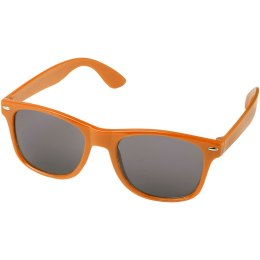 Okulary przeciwsłoneczne z plastiku PET z recyklingu Sun Ray pomarańczowy (12700431)