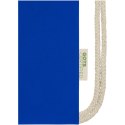 Plecak ściągany sznurkiem Orissa z bawełny organicznej z certyfikatem GOTS o gramaturze 140 g/m² błękit królewski (12061253)