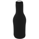 Uchwyt na butelkę z neoprenu z recyklingu Fris czarny (11328790)