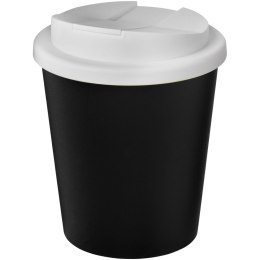 Kubek Americano® Espresso Eco z recyklingu o pojemności 250 ml z pokrywą odporną na zalanie czarny, biały (21045500)