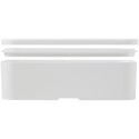 MIYO jednopoziomowe pudełko na lunch biały, szary kamienny (22040001)