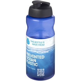 H2O Active® Eco Big Base bidon z wieczkiem zaciskowym o pojemności 1 litra niebieski, czarny (21017896)