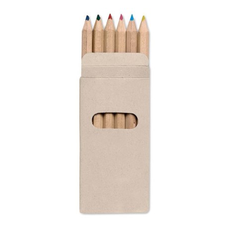6 kolorowych ołówków wielokolorowy (KC2478-99)