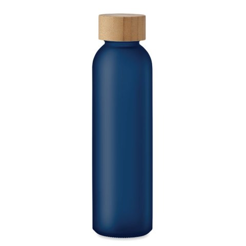 Butelka z matowego szkła500 ml przezroczysty niebieski (MO2105-23)