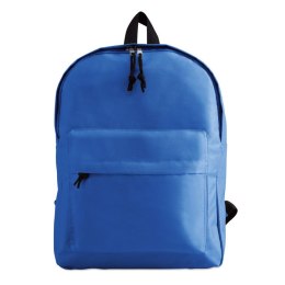 Plecak z zewnętrzną kieszenią niebieski (KC2364-37)