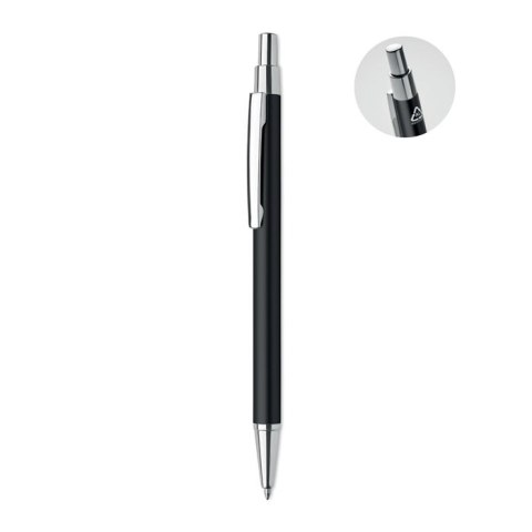 Długopis z aluminium recykling czarny (MO6560-03)