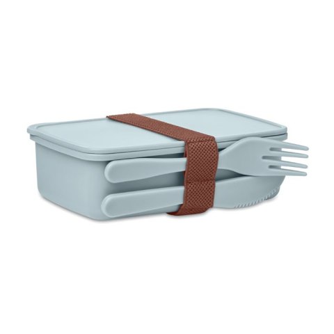 Lunchbox ze sztućcami baby blue (MO6254-66)