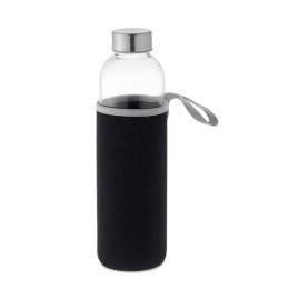 Szklana butelka w etui 750ml czarny (MO6545-03)