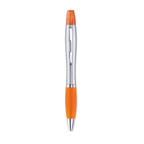 2w1 długopis i zakreślacz pomarańczowy (MO7440-10)