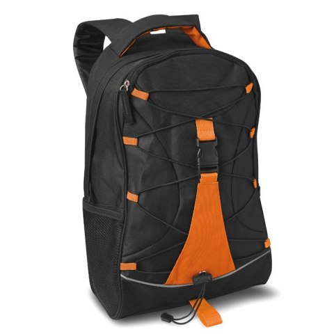 Czarny plecak pomarańczowy (MO7558-10)