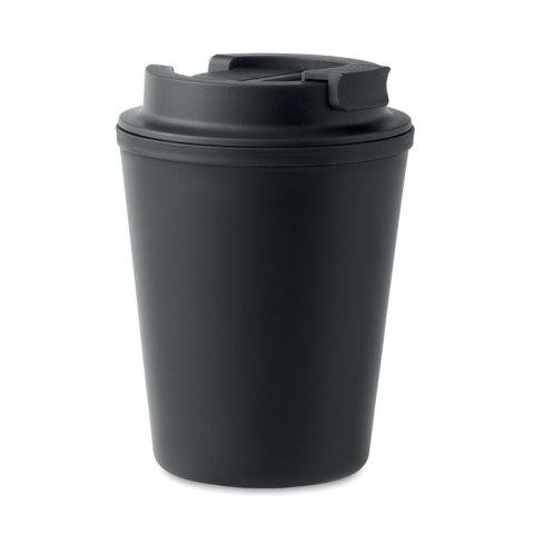 Kubek z recyklingu z PP 300 ml czarny (MO6866-03)
