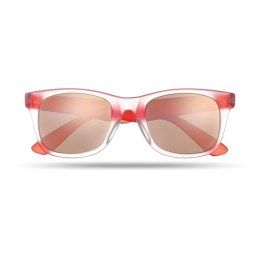 Lustrzane okulary przeciwsłon czerwony (MO8652-05)