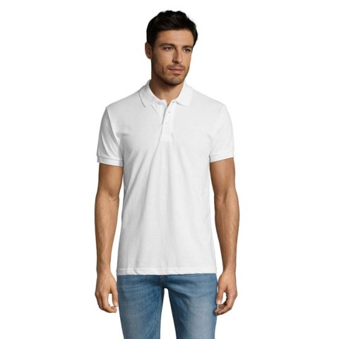 PRIME Męskie polo 200g Biały 3XL (S00571-WH-3XL)