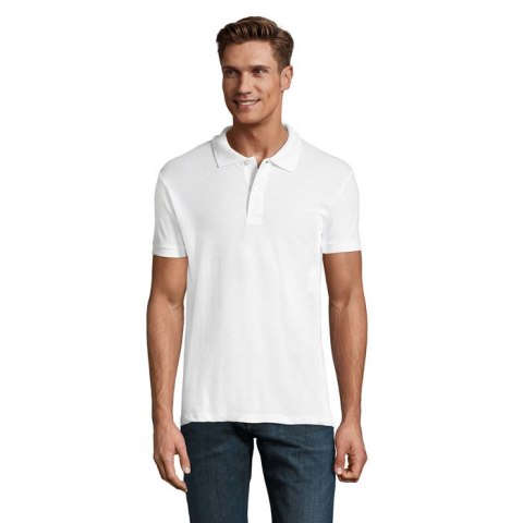 PERFECT MEN Polo 180g Biały 4XL (S11346-WH-4XL)