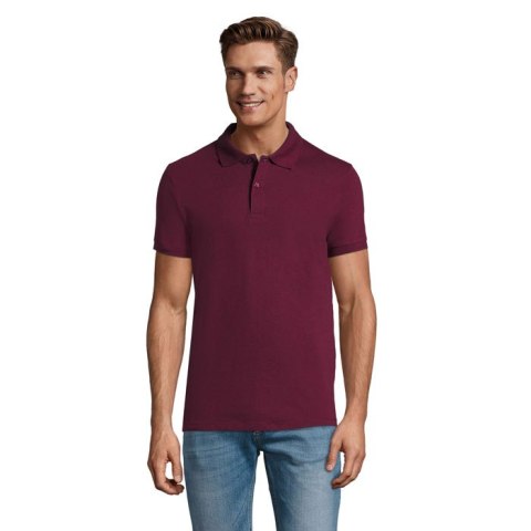 PERFECT MEN Polo 180g Burgundy S (S11346-BG-S)