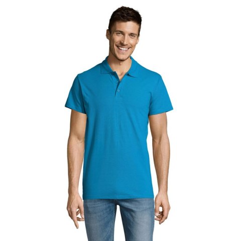 SUMMER II MEN polo 170g Aqua XS (S11342-AQ-XS)