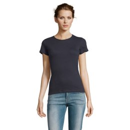 MISS Damski T-SHIRT 150g Granatowy L (S11386-NY-L)