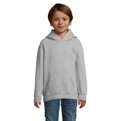 Bluza z kapturem SLAM KIDS szary melanż XL (S13255-GM-XL)