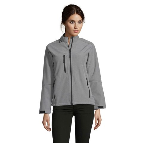 ROXY Damski softshell 340g szary melanż XXL (S46800-GM-XXL)