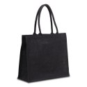 Torba na zakupy z juty Nice Shopper, czarny