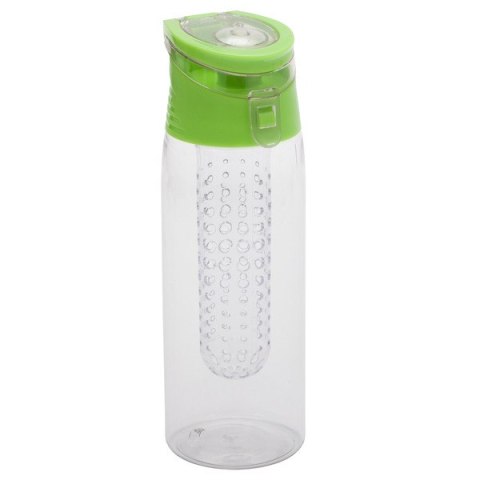 Bidon Mint 700 ml, jasnozielony/transparentny