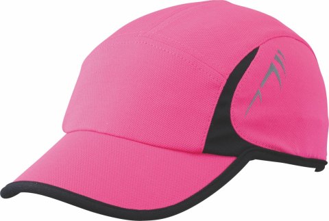 Running cap 2390 - różowy/czarny