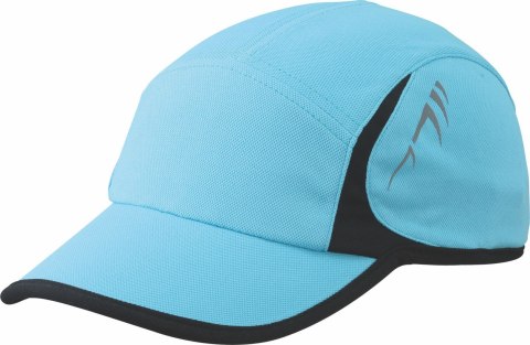 Running cap 4390 - turkusowy/czarny